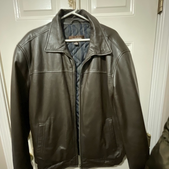 Danier Genuine Leather Bomber Jacket - Picture 1 of 11